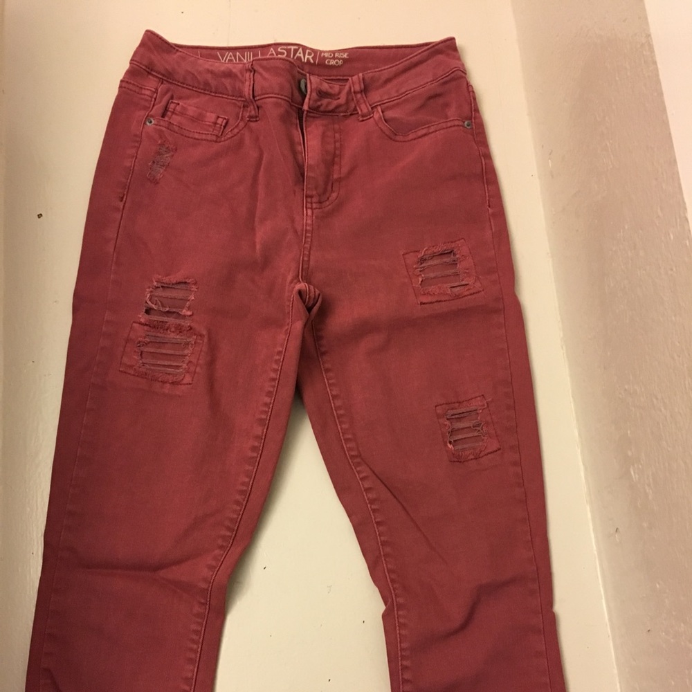 Vanilla star crop jeans